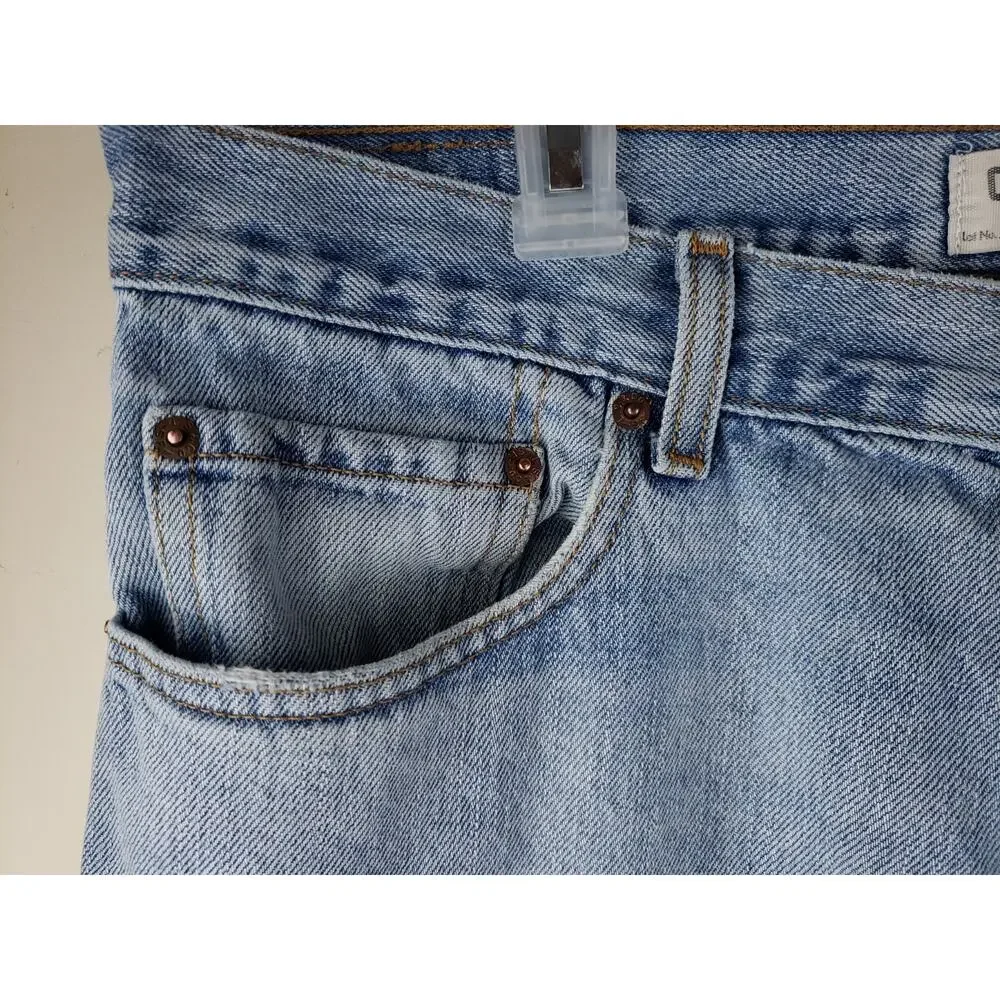 Levi's 560 Jeans Men's 36x34 Comfort Fit Tapered Baggy light wash dadcore